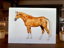 Load image into Gallery viewer, Custom Equestrian Portraits on wood panel