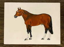 Load image into Gallery viewer, Custom Equestrian Portraits on wood panel